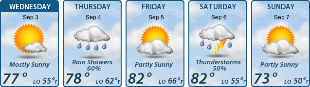 5-Day Forecast