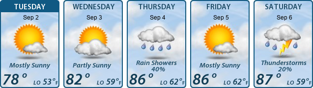5-Day Forecast